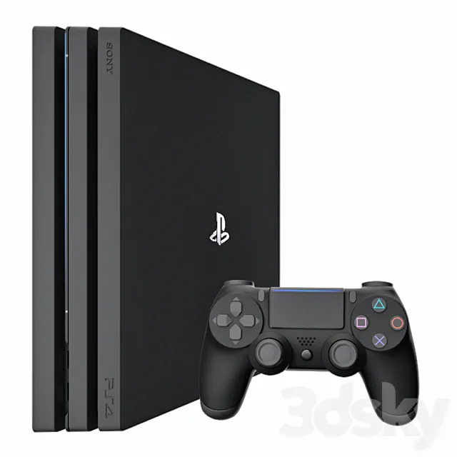 Sony PlayStation 4 3DModel