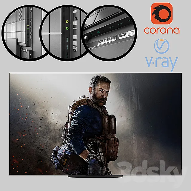 Sony TV 3D Model