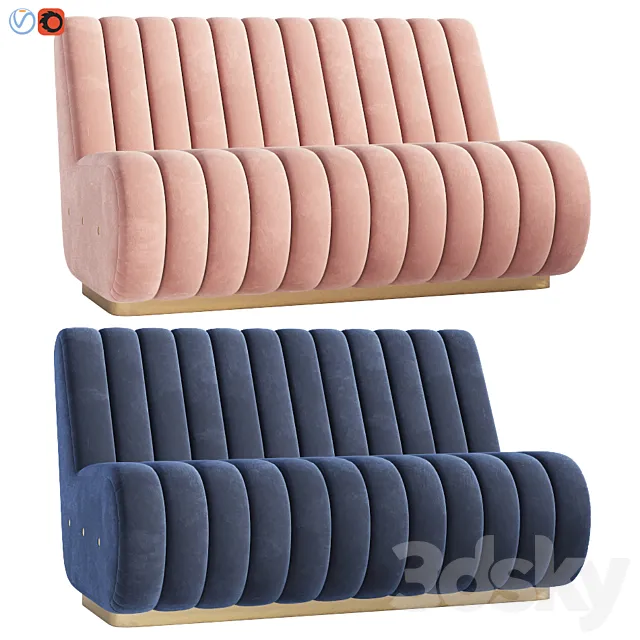 Sophia Sofa Essential home 3DModel