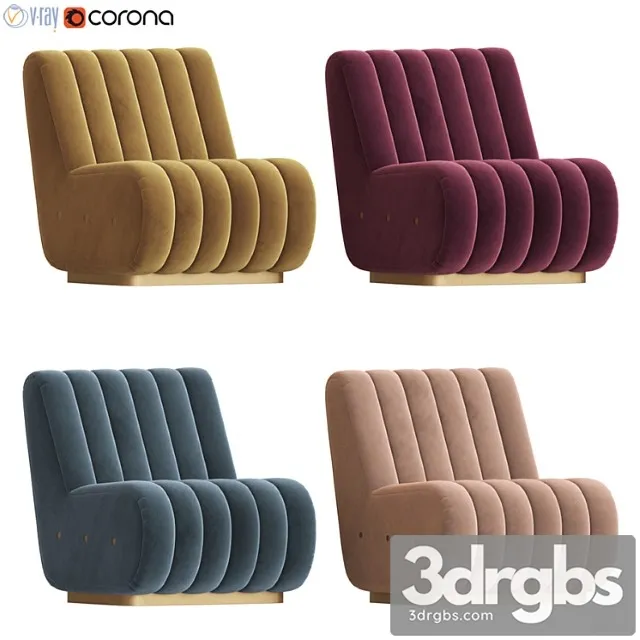 Sophia sofa essential home_3 2 3D Model Free