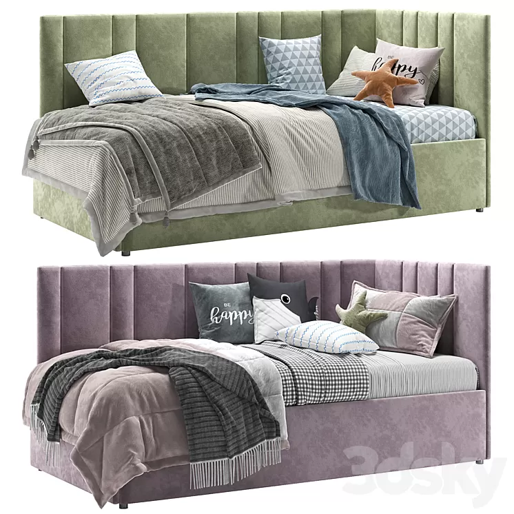 Sophie Corner Bed 3D Model Free