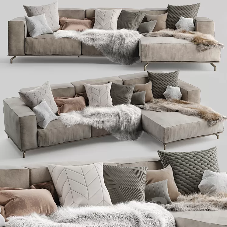 Sophie corner sofa 3D Model