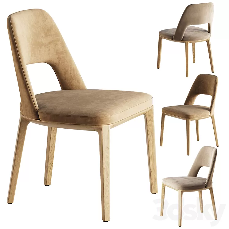 SOPHIE LITE Chair By Poliform 3D Model Free