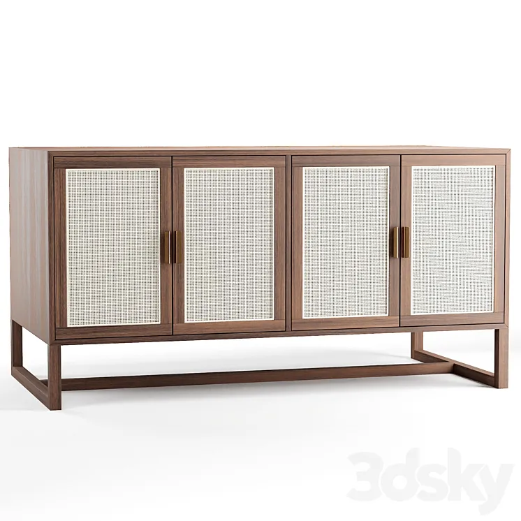 Sorren Media Cabinet 3D Model Free
