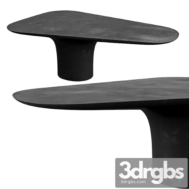 Sors Nr Low Black Table 3D Model Free