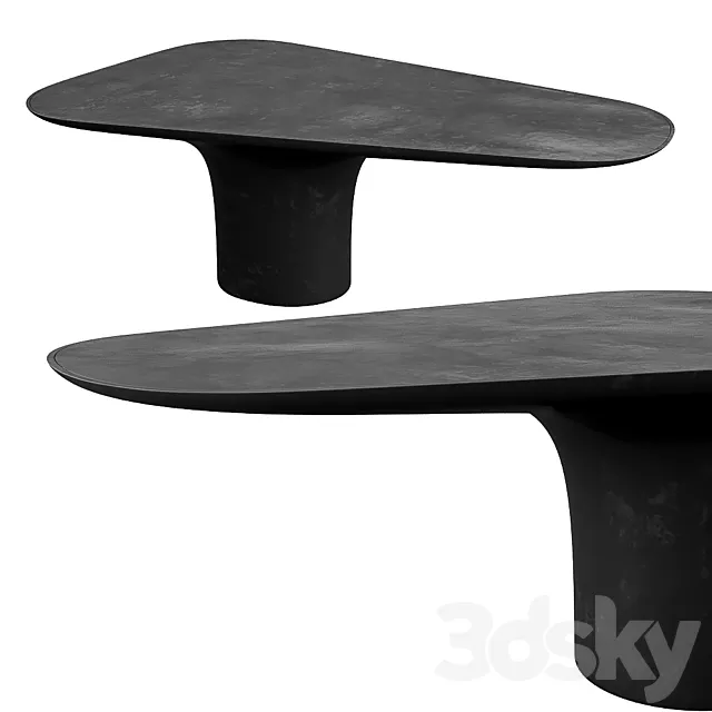 Sors nr low black table 3DModel