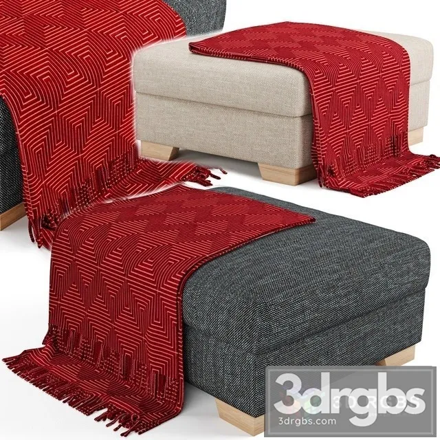 Sorvallen Footstool 3D Model Free