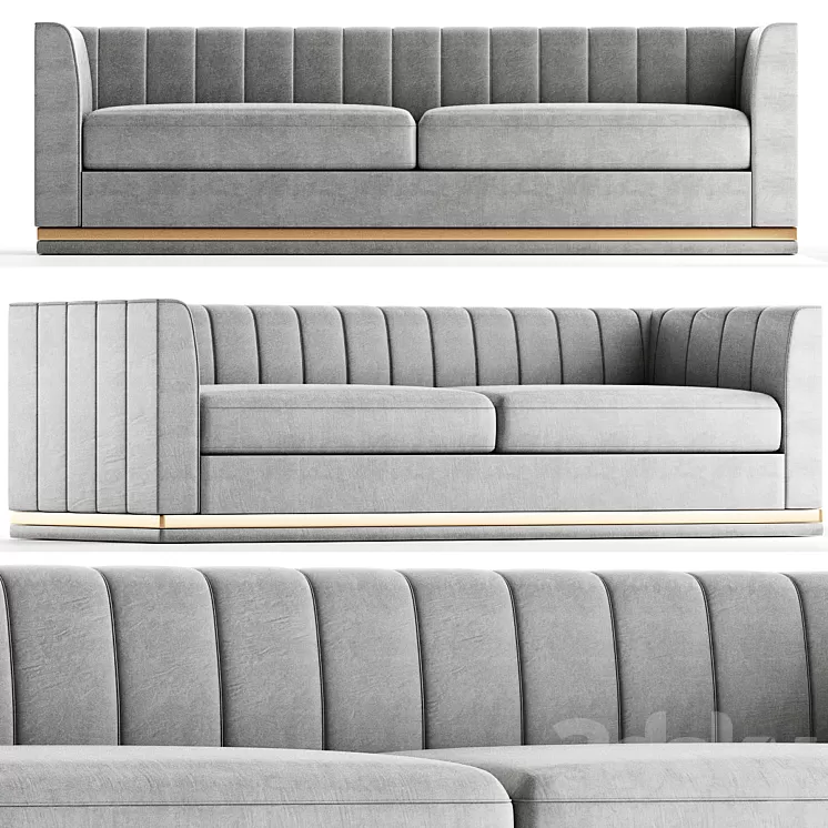 South loop sofa 3D Model