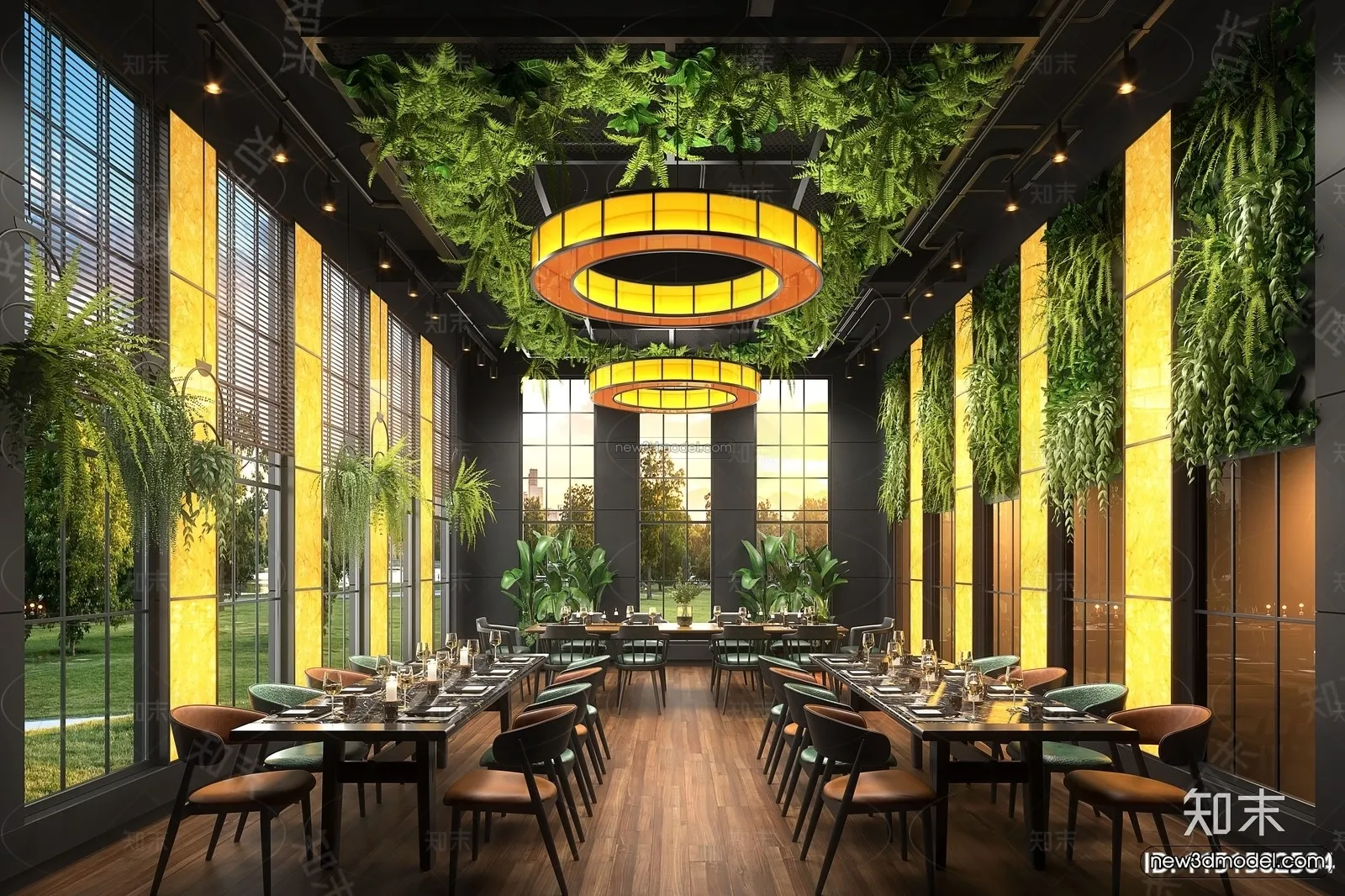 Southeast Asia Restaurant 3D Scenes - 3D Blocks - 050