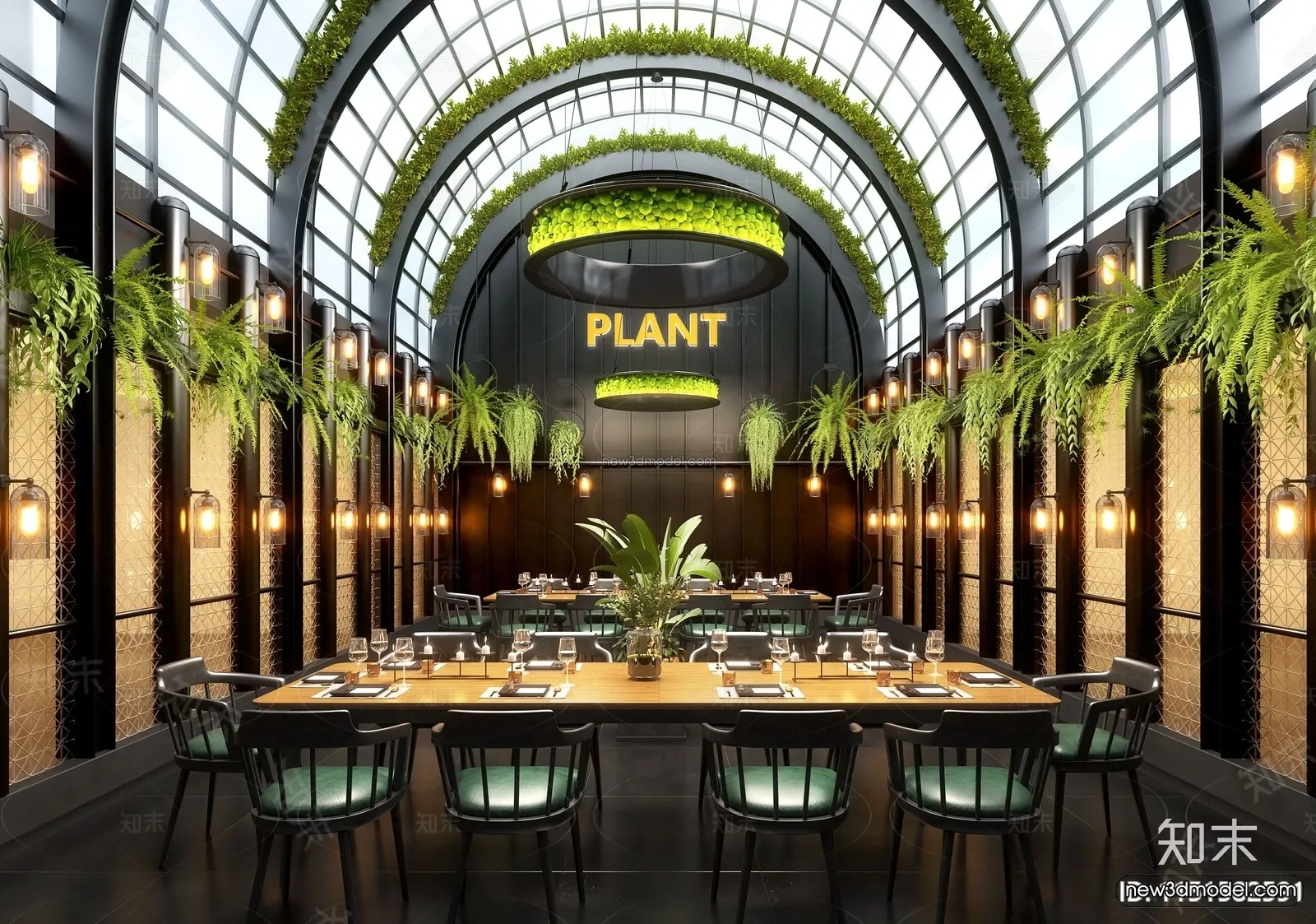 Southeast Asia Restaurant 3D Scenes - 3D Blocks - 061