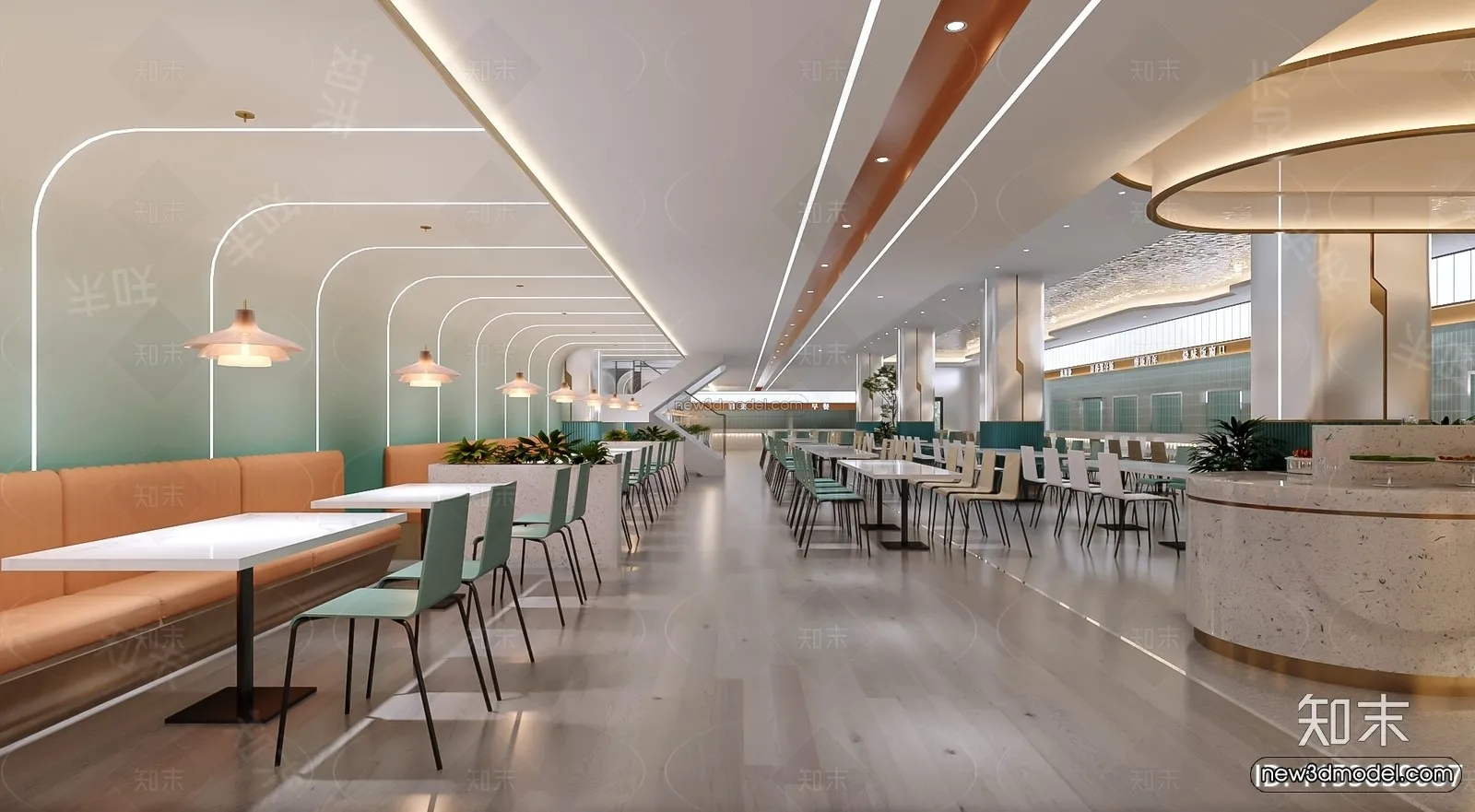 Southeast Asia Restaurant 3D Scenes - 3D Blocks - 102