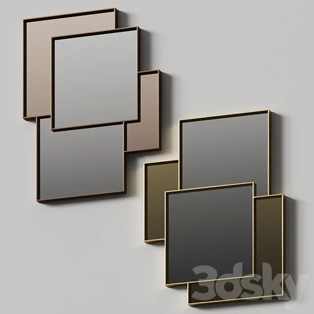 Sovet Italia Combi Mirrors 3D Model
