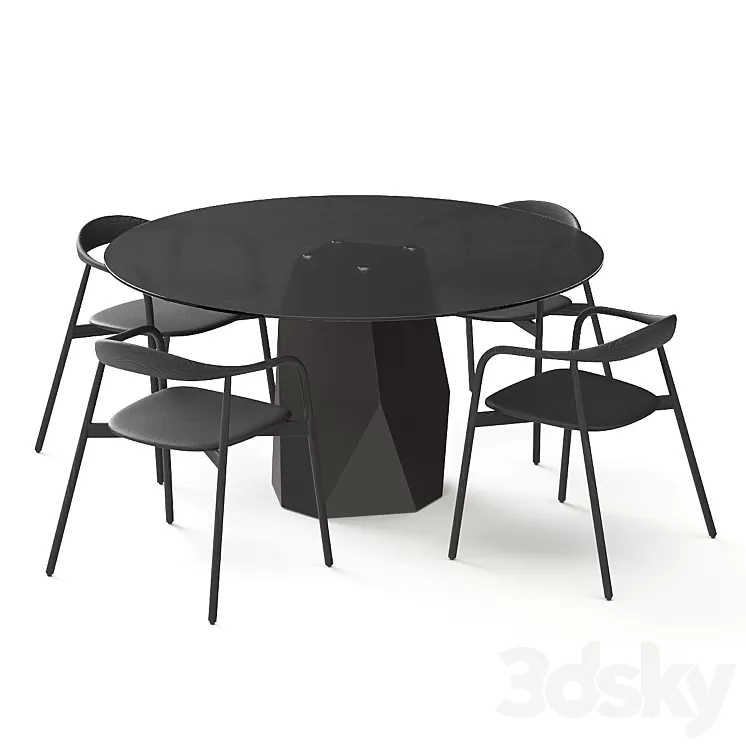SOVET Italia Table group 3D Model Free