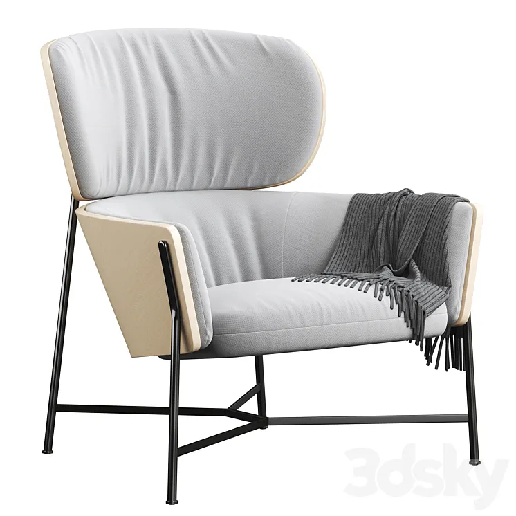 SP01 Caristo armchair 3D Model Free