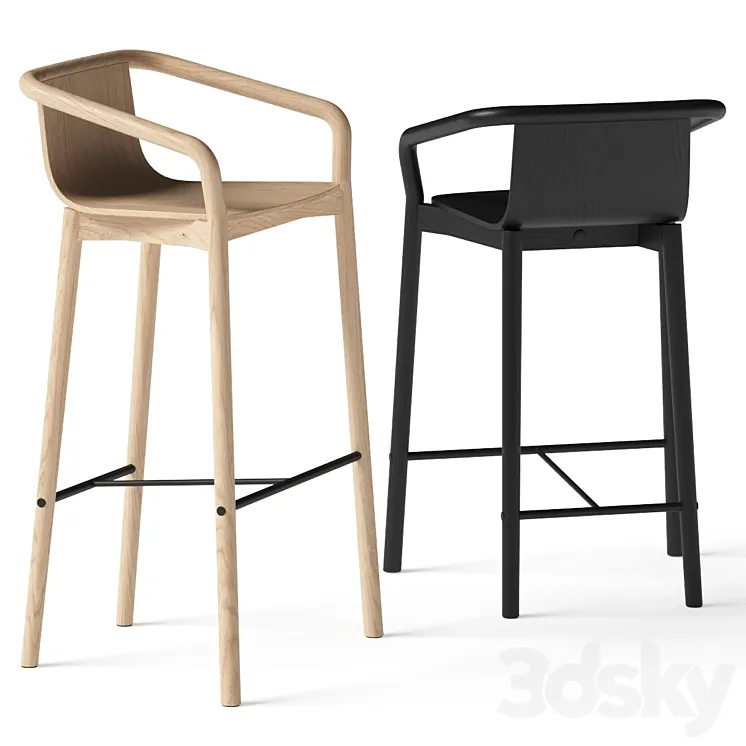 SP01 Thomas Bar Chairs 3D Model Free