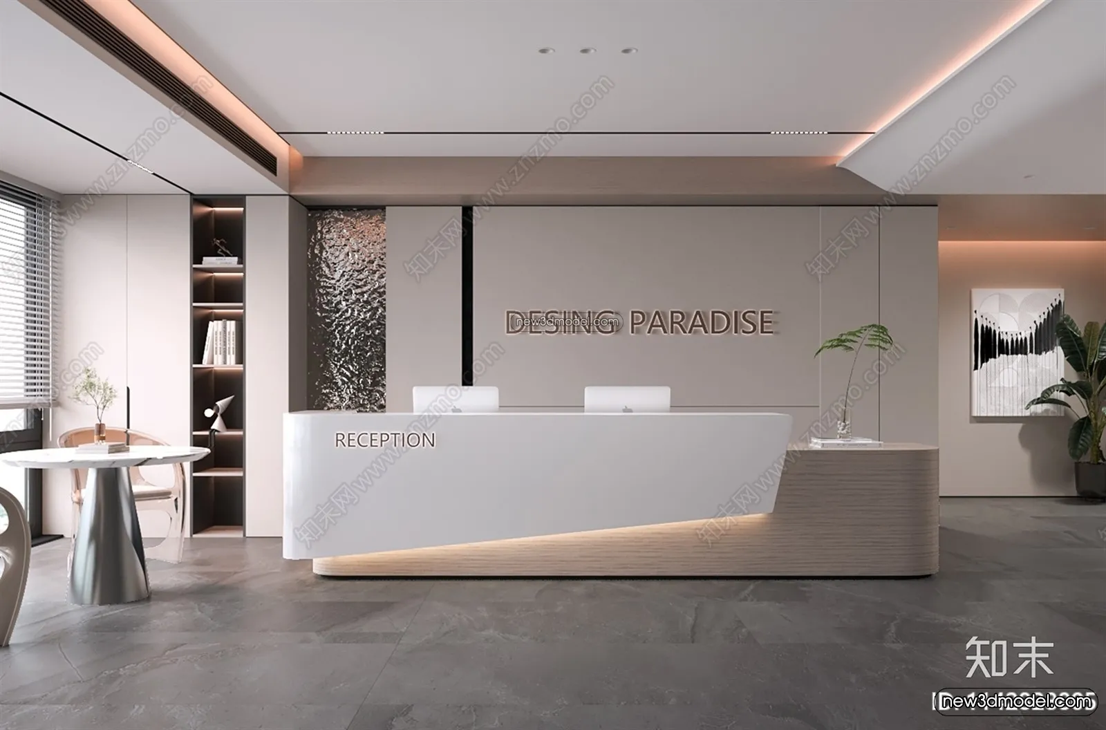 Spa And Massage - 3D Interior Scene - 3D Models - 001