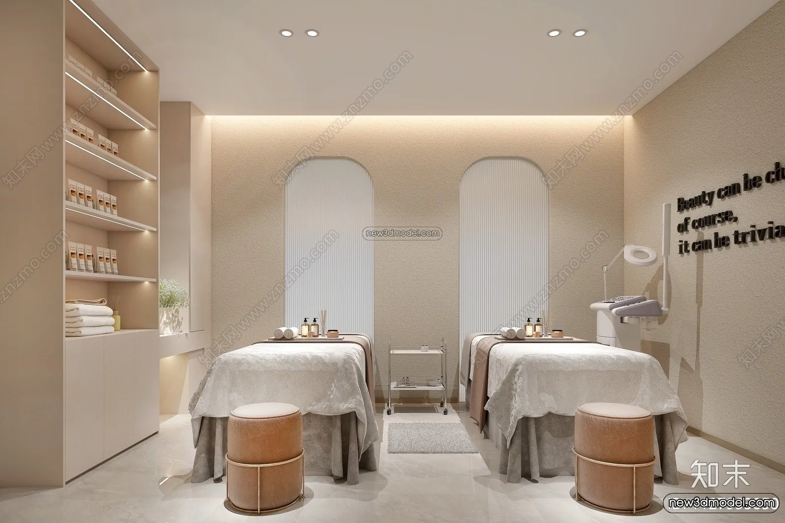 Spa And Massage - 3D Interior Scene - 3D Models - 005
