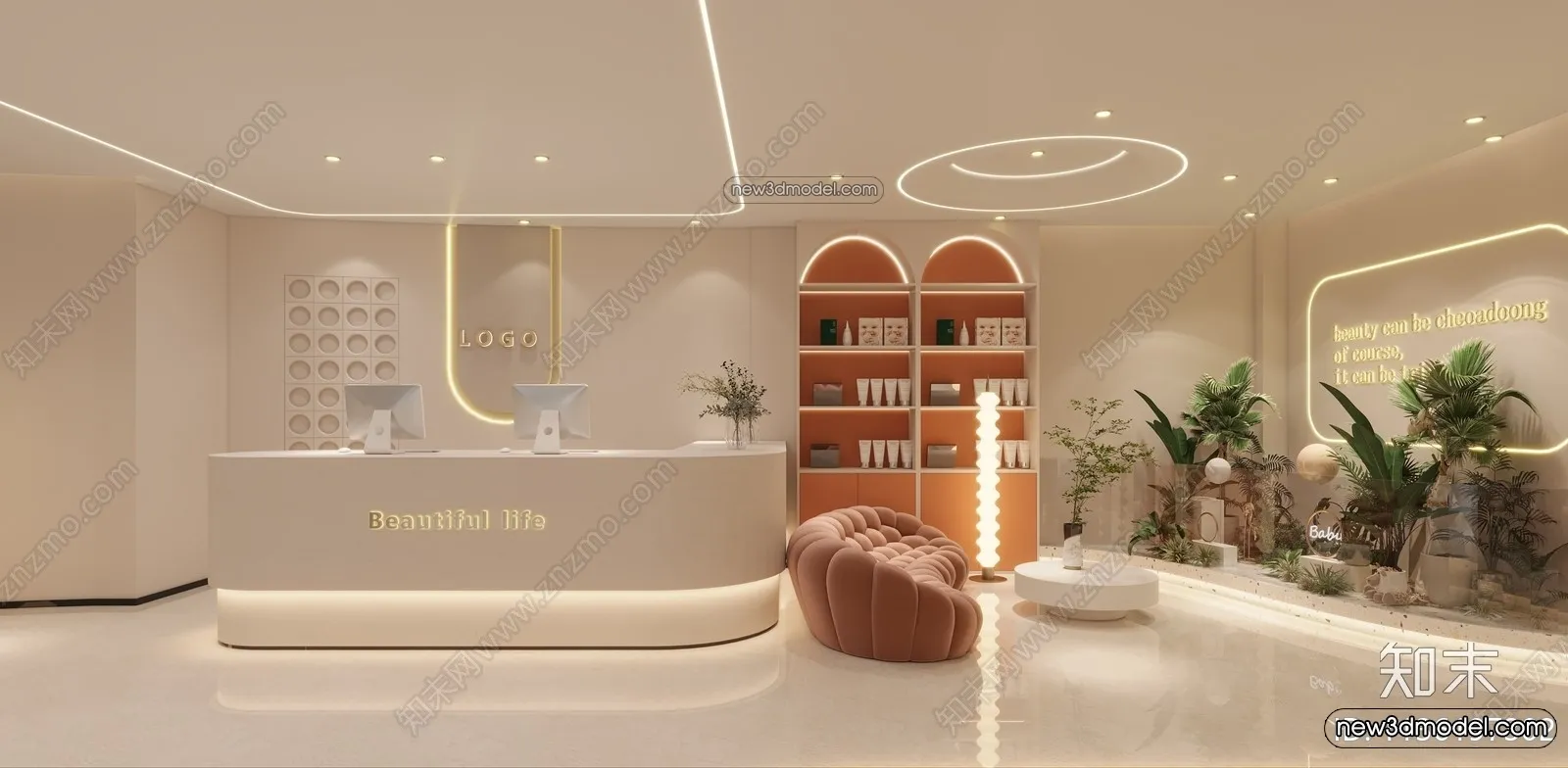 Spa And Massage - 3D Interior Scene - 3D Models - 013