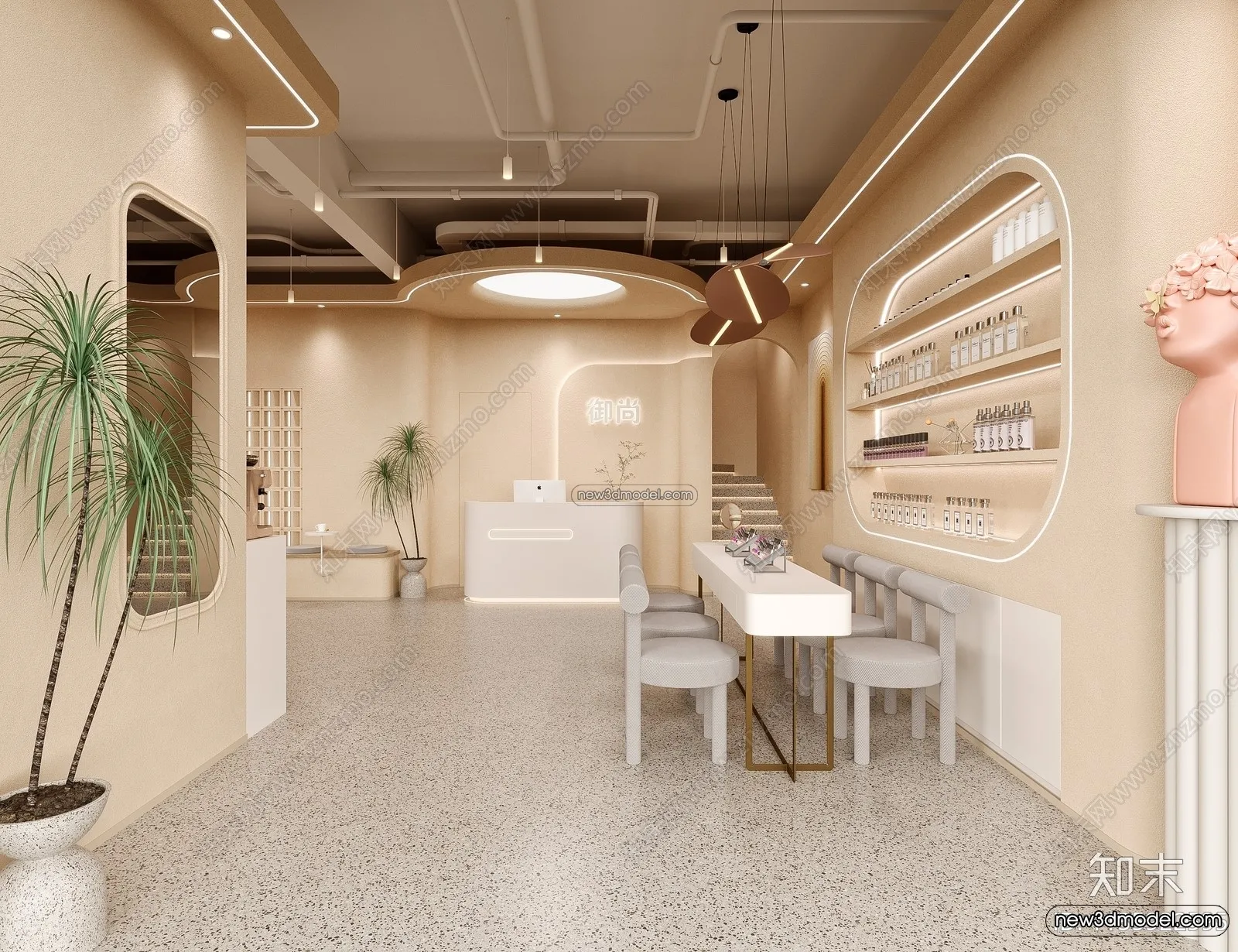 Spa And Massage - 3D Interior Scene - 3D Models - 014
