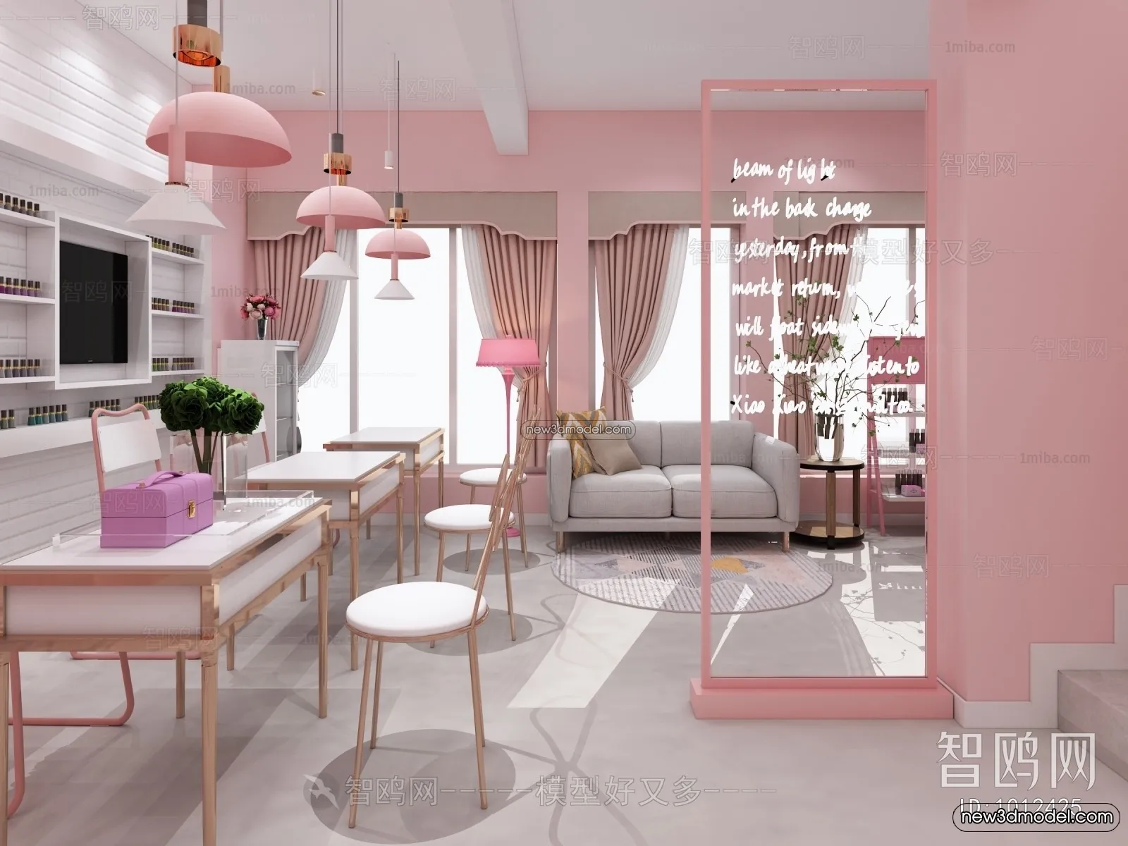 Spa And Massage - 3D Interior Scene - 3D Models - 019