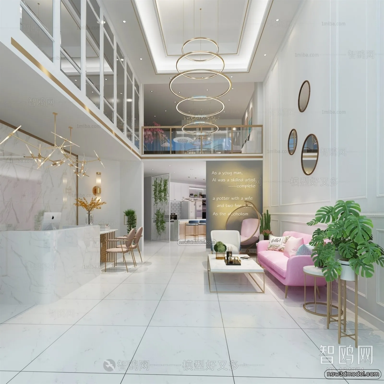 Spa And Massage - 3D Interior Scene - 3D Models - 020