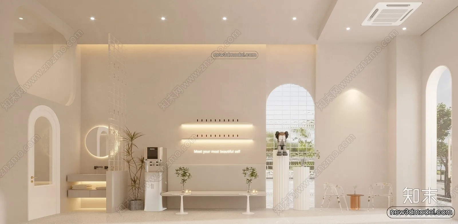 Spa And Massage - 3D Interior Scene - 3D Models - 021