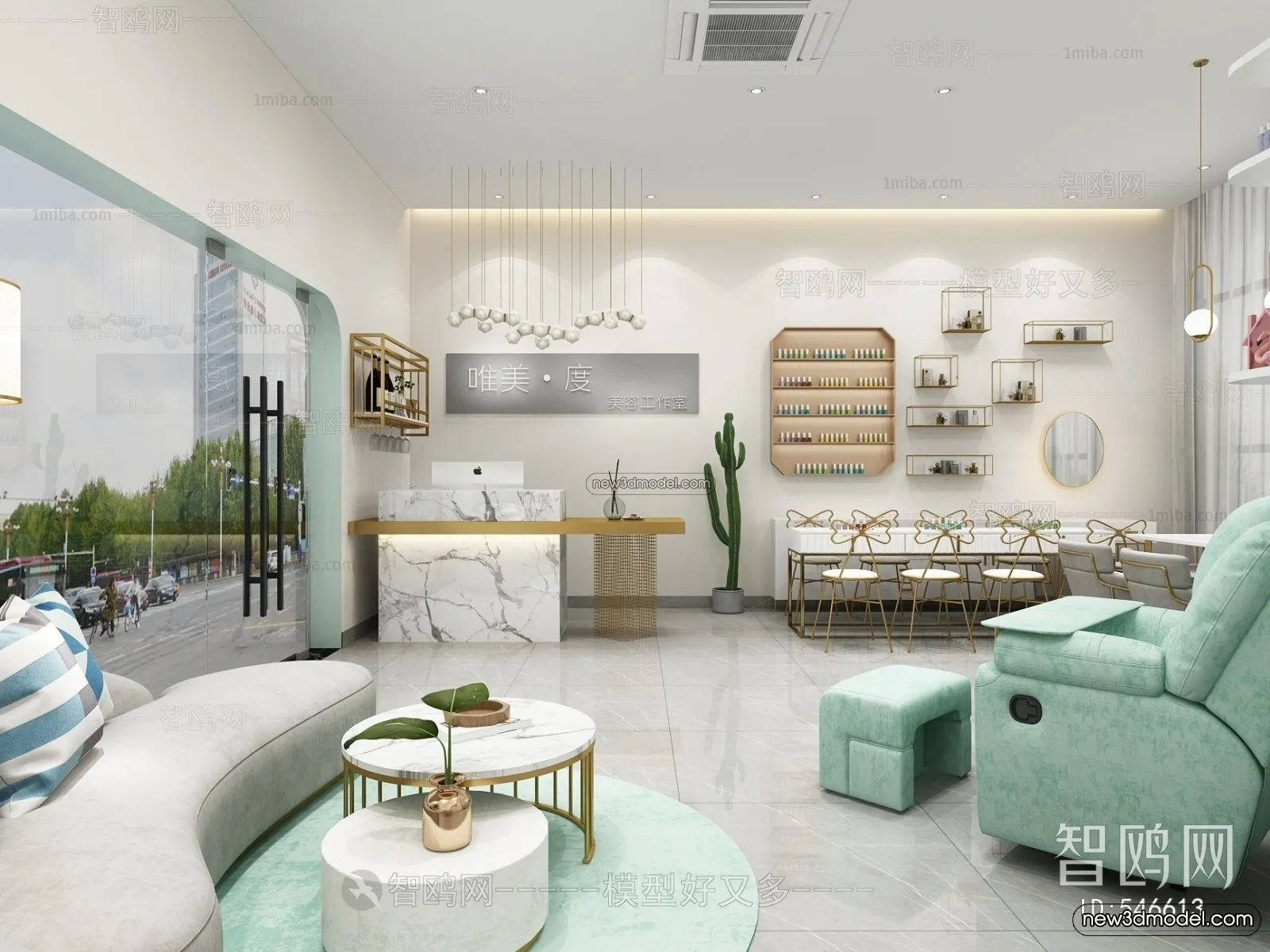 Spa And Massage - 3D Interior Scene - 3D Models - 025