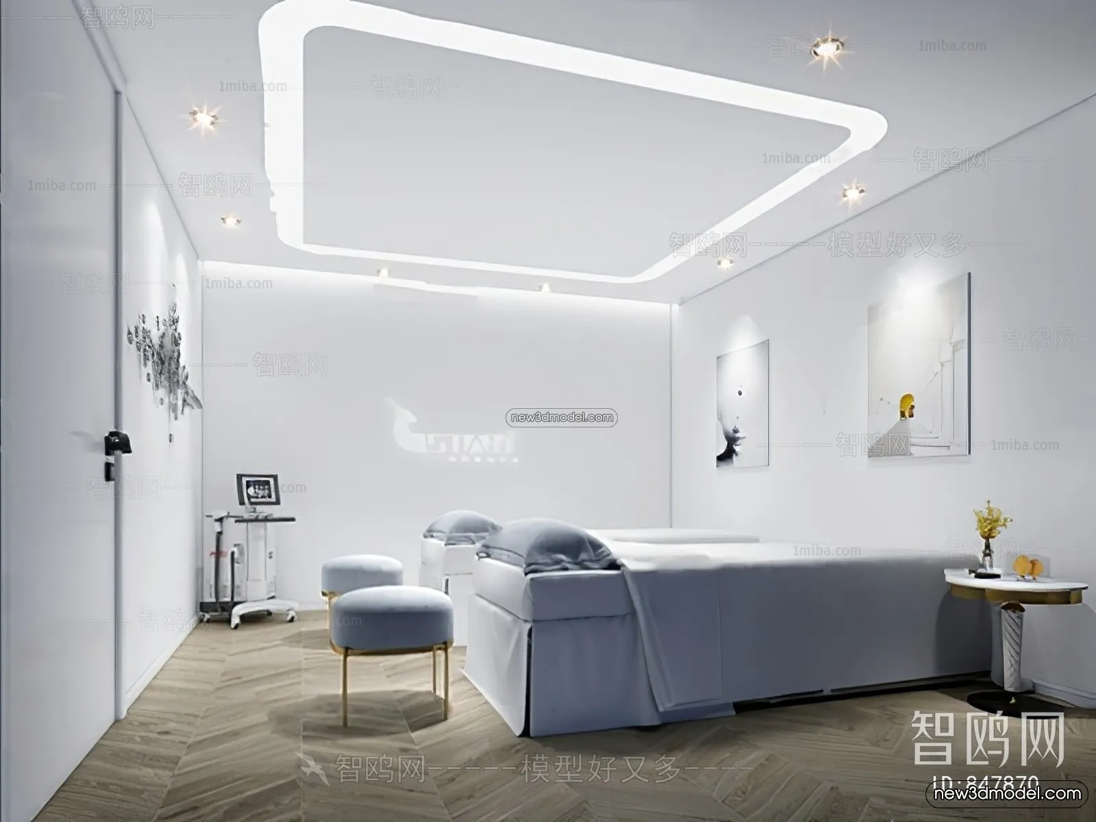Spa And Massage - 3D Interior Scene - 3D Models - 028