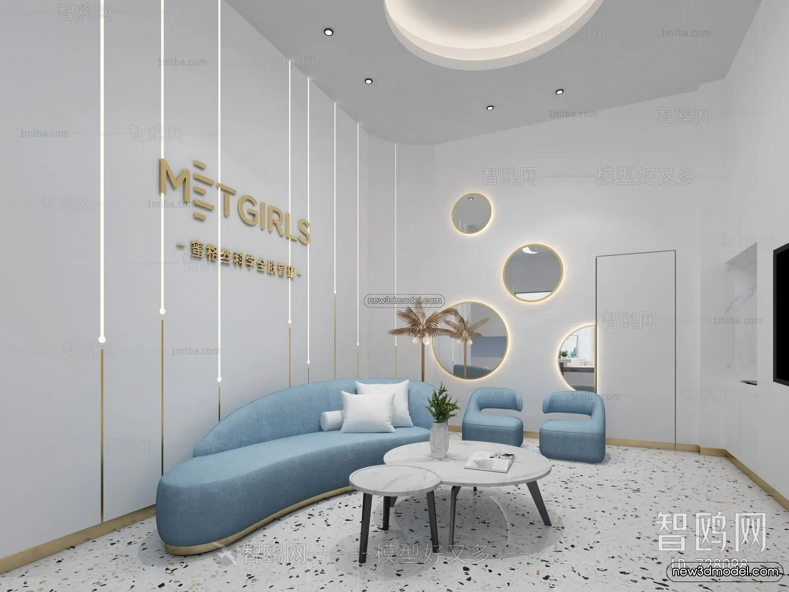 Spa And Massage - 3D Interior Scene - 3D Models - 029