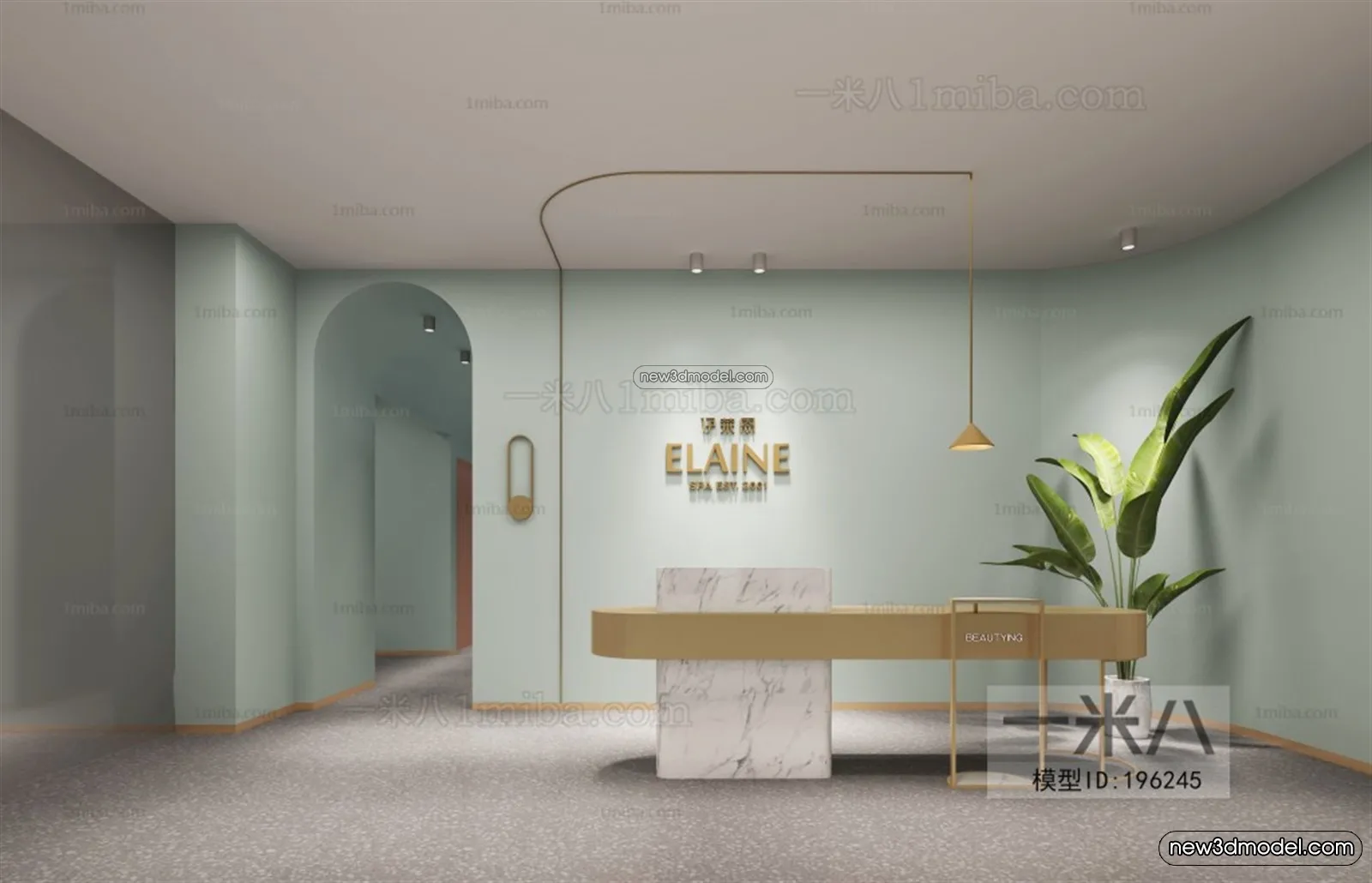 Spa And Massage - 3D Interior Scene - 3D Models - 031