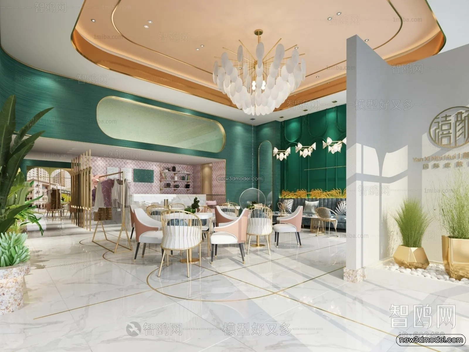 Spa And Massage - 3D Interior Scene - 3D Models - 033