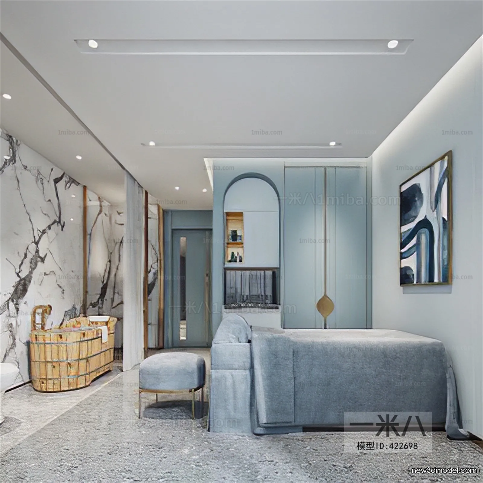 Spa And Massage - 3D Interior Scene - 3D Models - 041