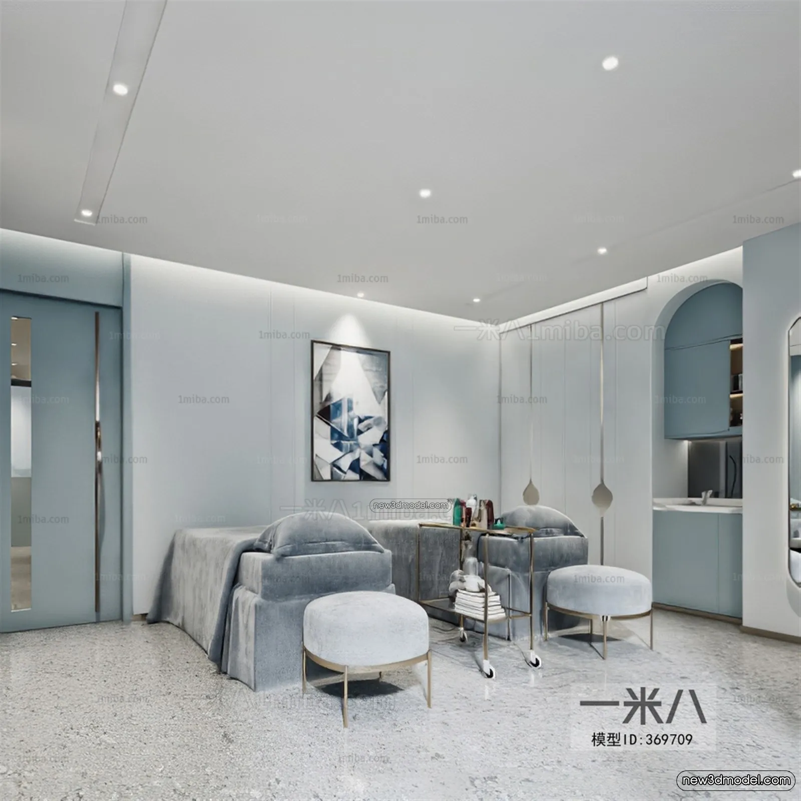 Spa And Massage - 3D Interior Scene - 3D Models - 042