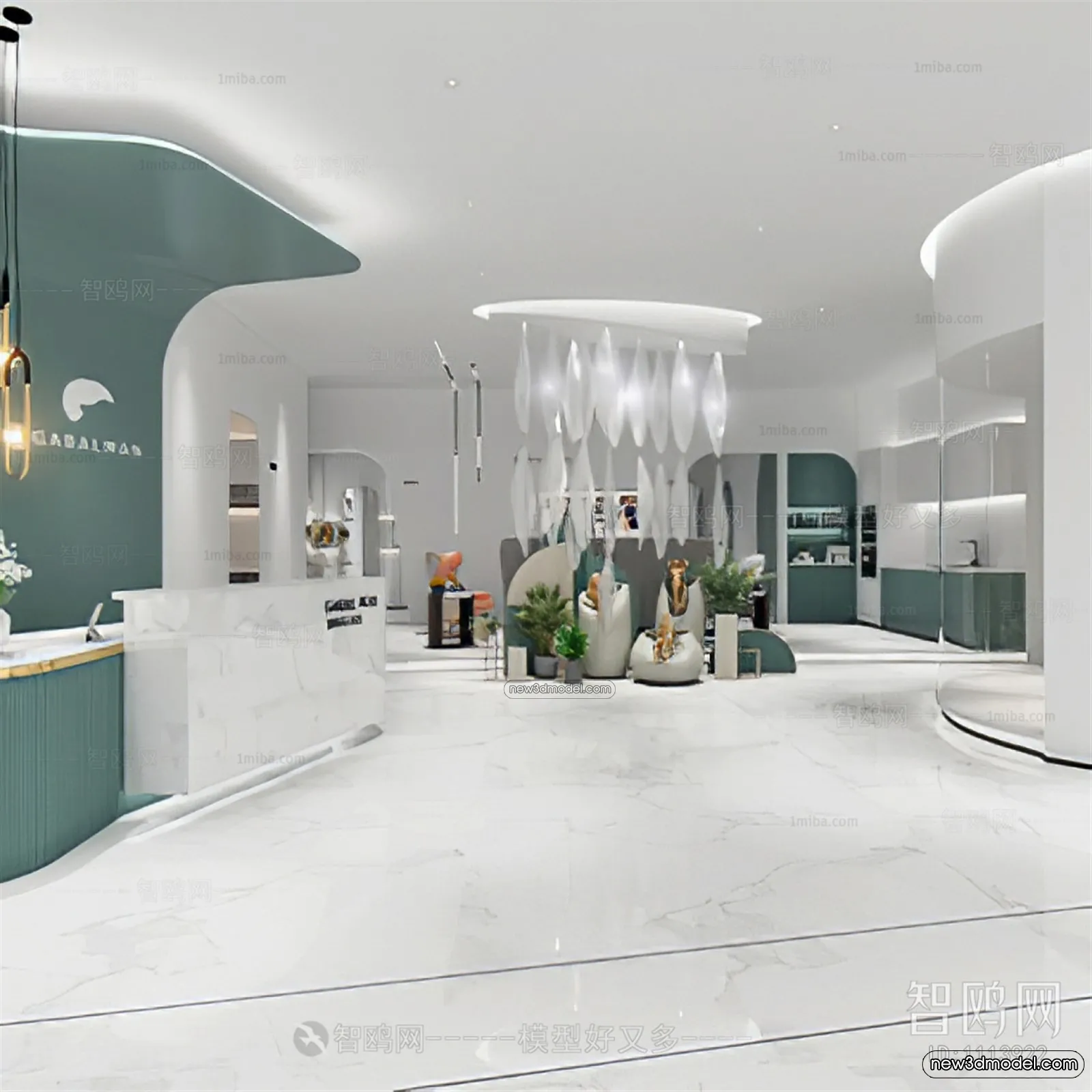 Spa And Massage - 3D Interior Scene - 3D Models - 045