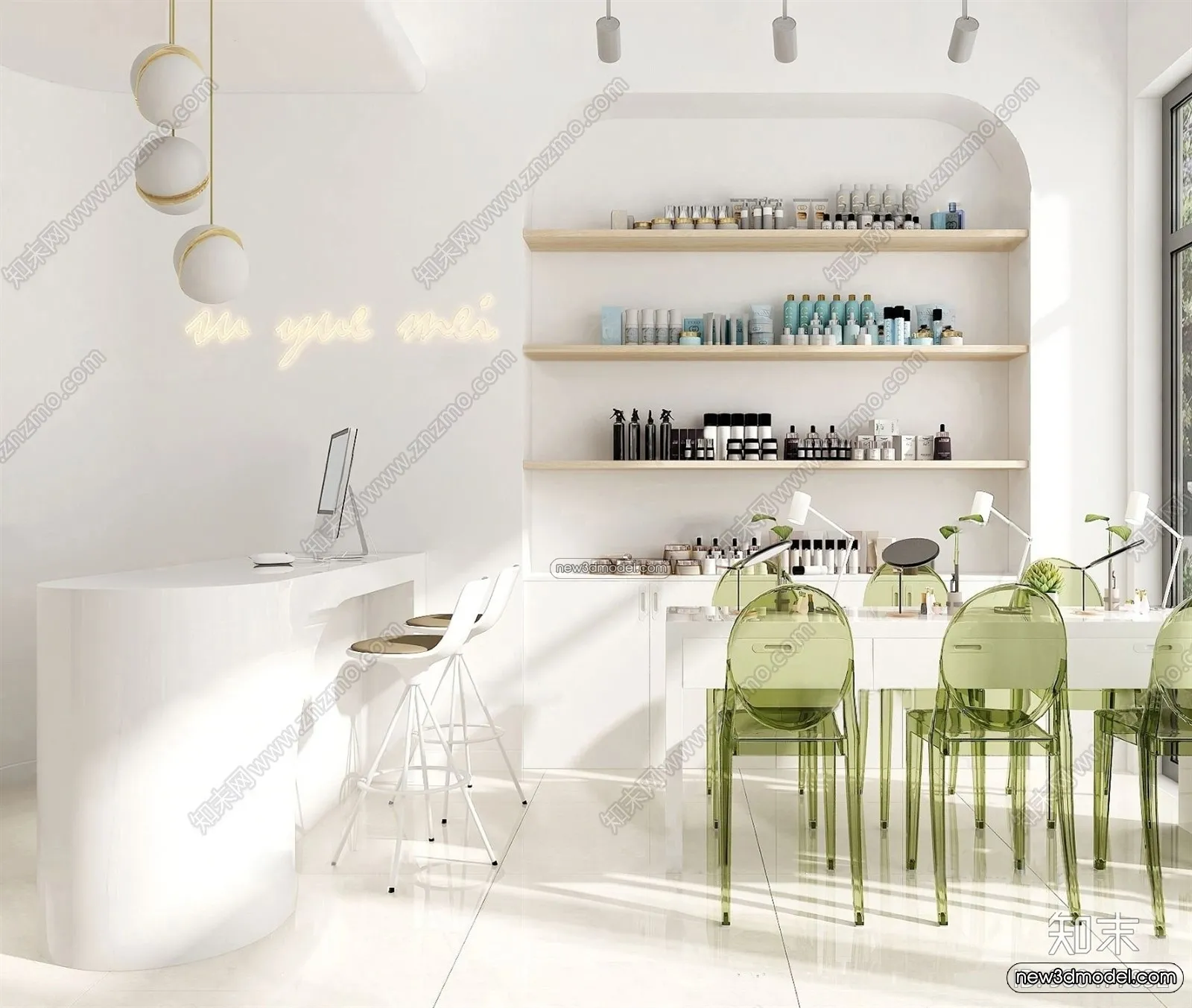 Spa And Massage - 3D Interior Scene - 3D Models - 048