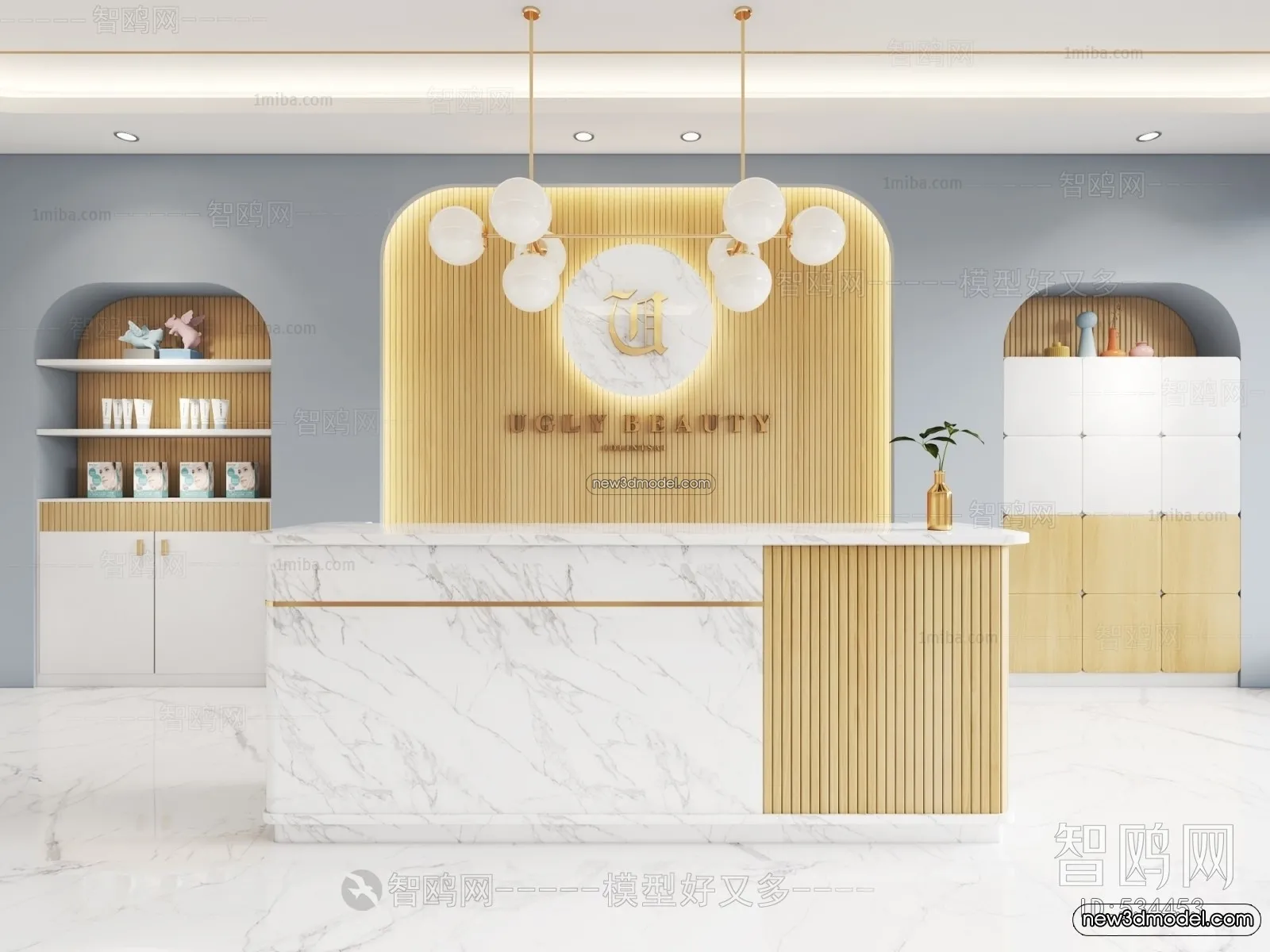 Spa And Massage - 3D Interior Scene - 3D Models - 049