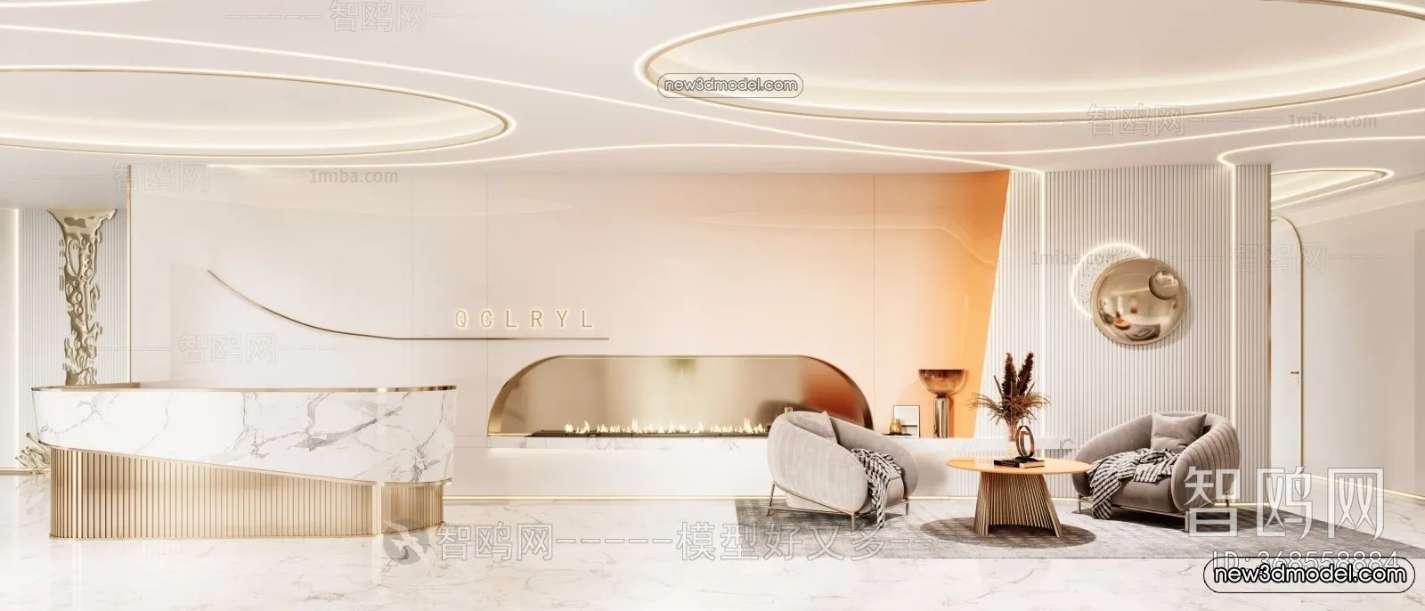 Spa And Massage - 3D Interior Scene - 3D Models - 055