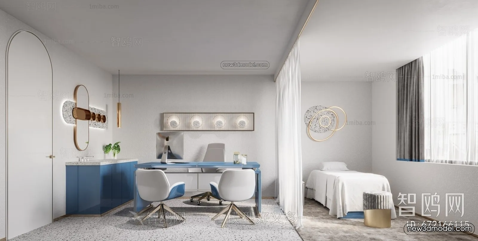 Spa And Massage - 3D Interior Scene - 3D Models - 057