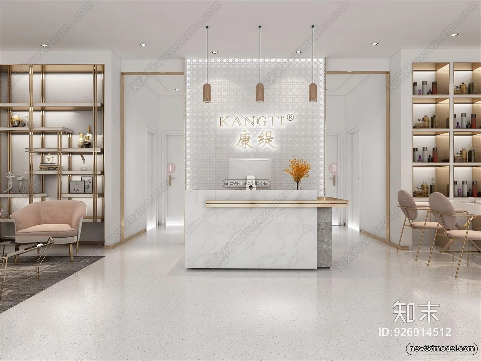 Spa And Massage - 3D Interior Scene - 3D Models - 059