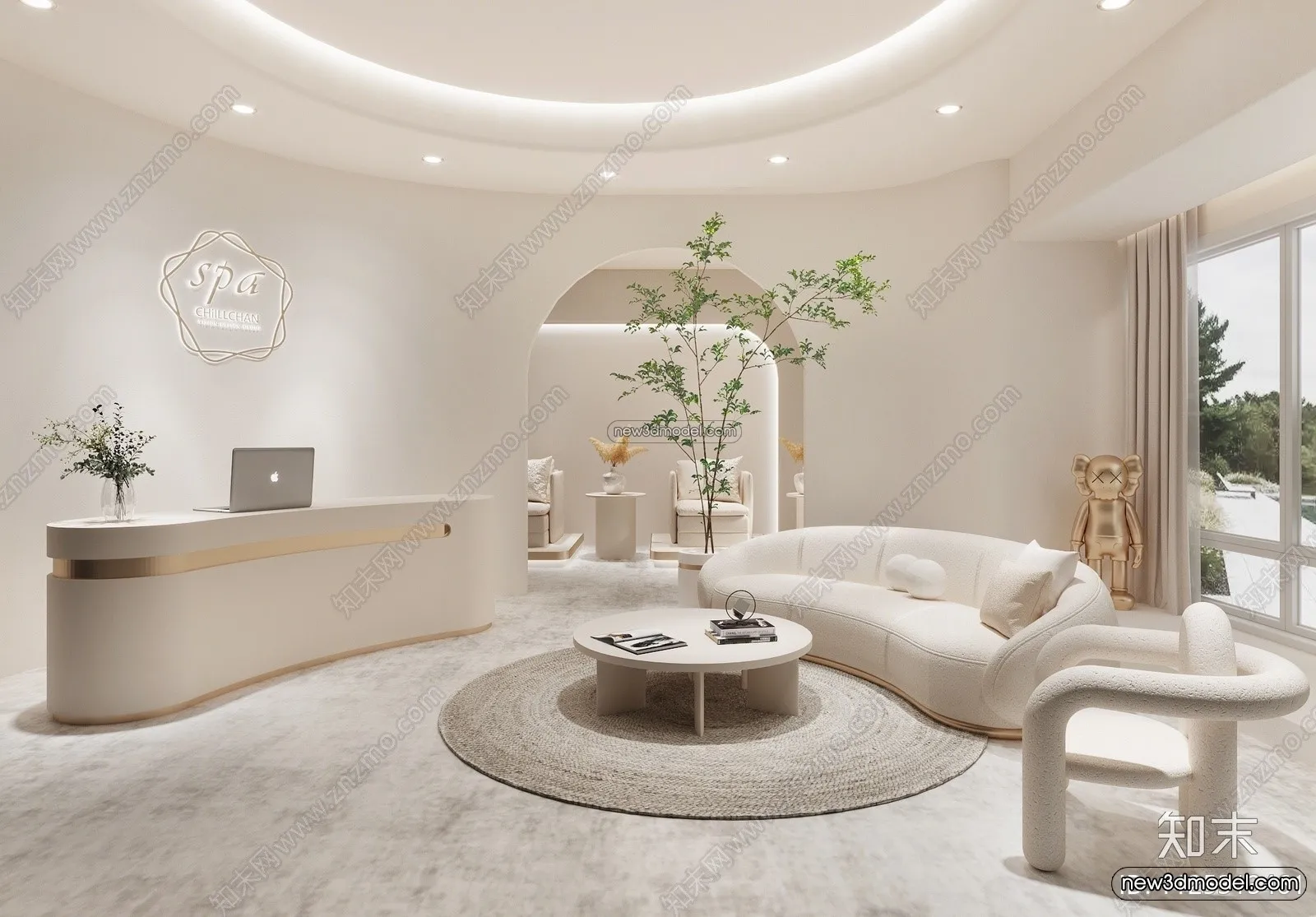 Spa And Massage - 3D Interior Scene - 3D Models - 060