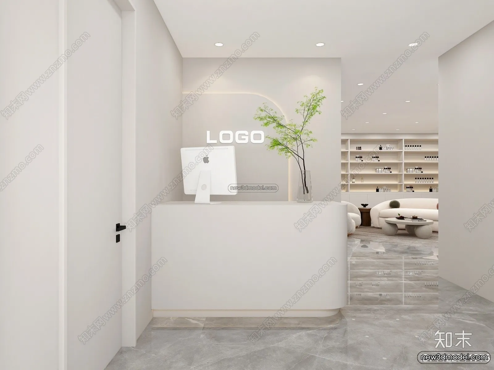 Spa And Massage - 3D Interior Scene - 3D Models - 064