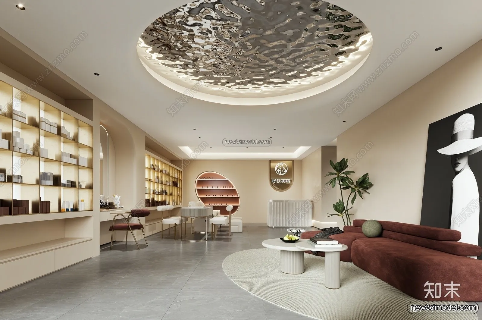 Spa And Massage - 3D Interior Scene - 3D Models - 087