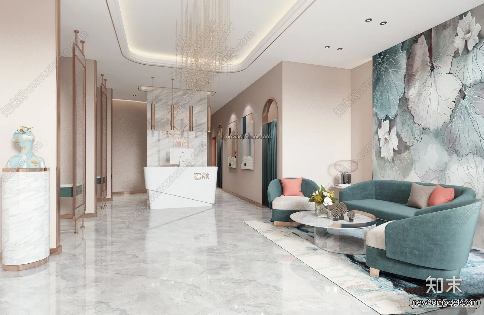 Spa And Massage - 3D Interior Scene - 3D Models - 088