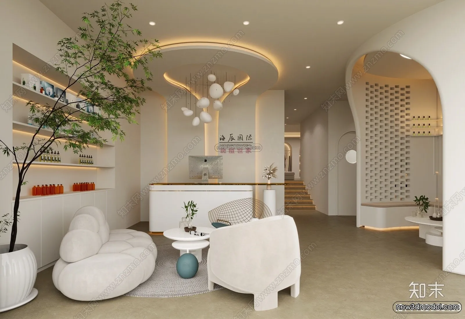 Spa And Massage - 3D Interior Scene - 3D Models - 098