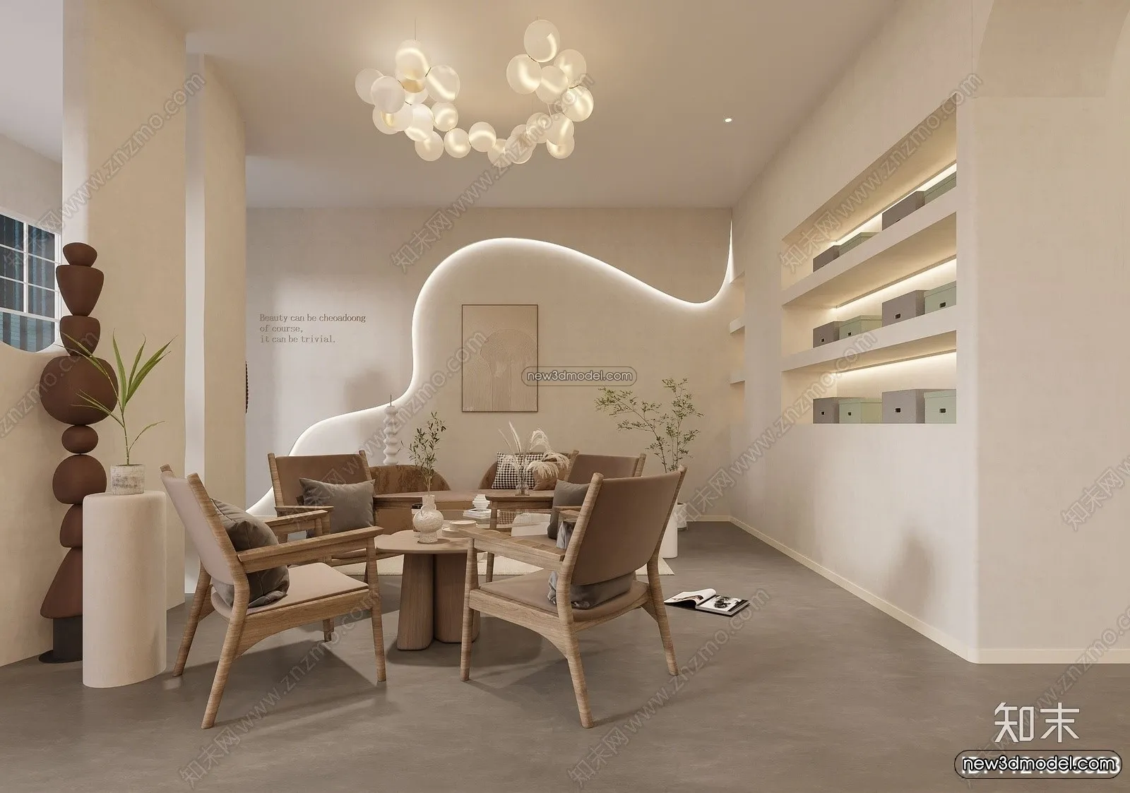 Spa And Massage - 3D Interior Scene - 3D Models - 100