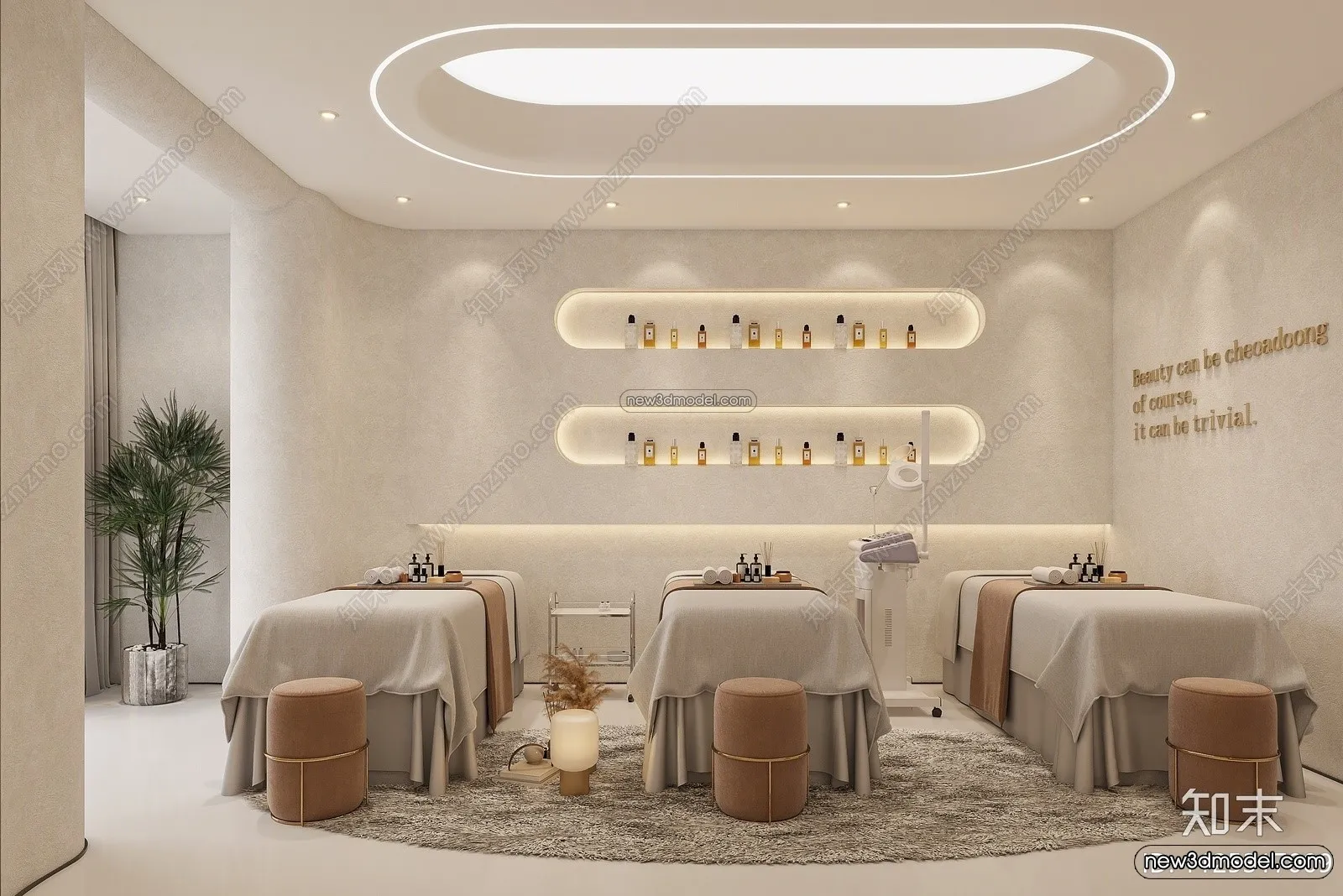 Spa And Massage - 3D Interior Scene - 3D Models - 102