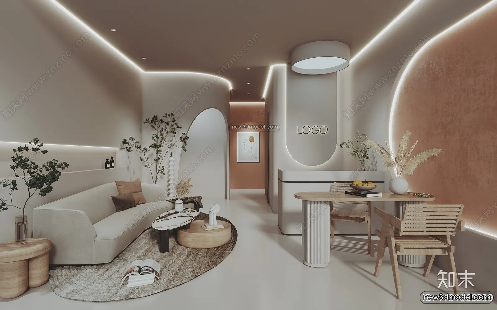 Spa And Massage - 3D Interior Scene - 3D Models - 104