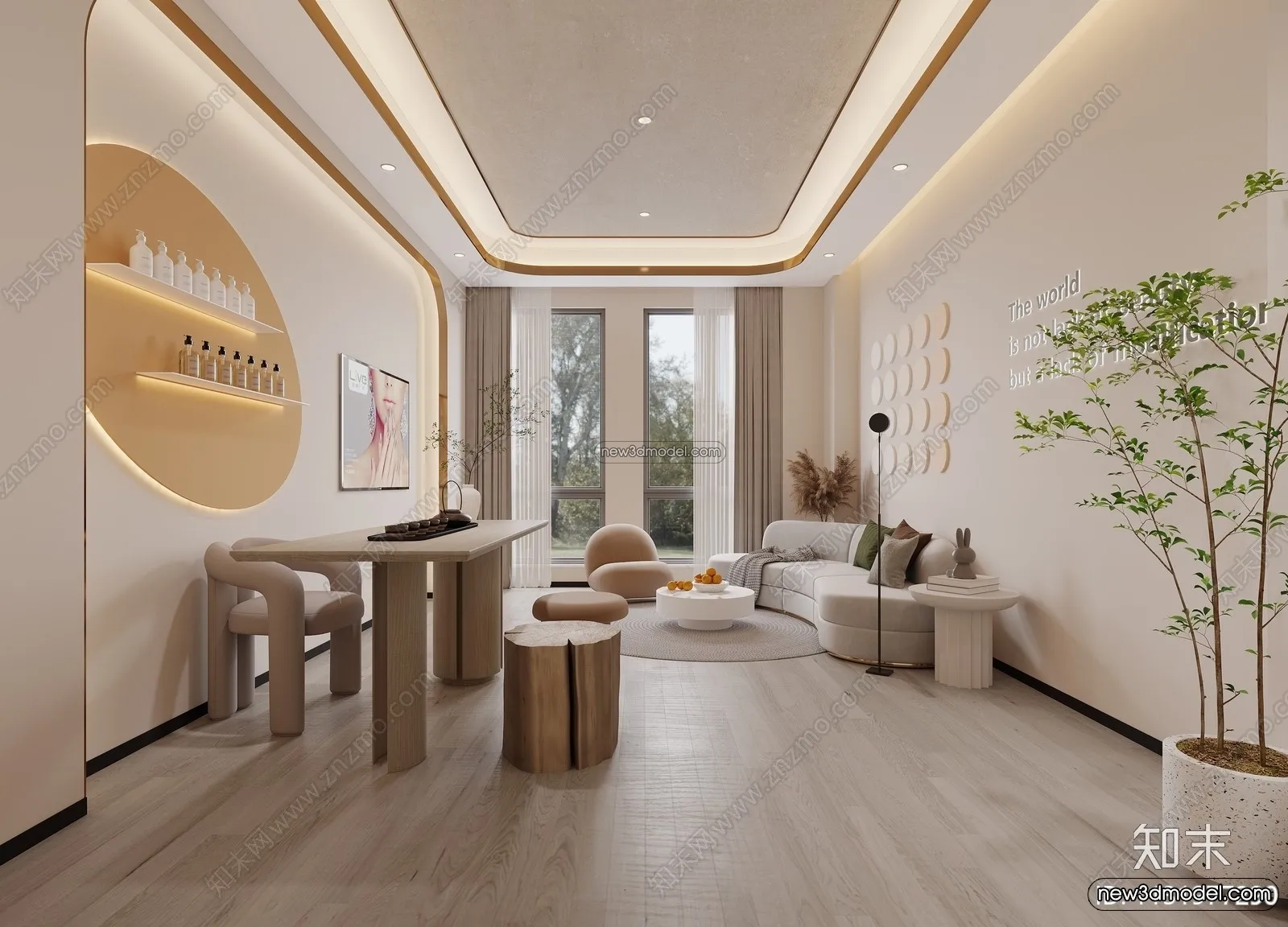 Spa And Massage - 3D Interior Scene - 3D Models - 106
