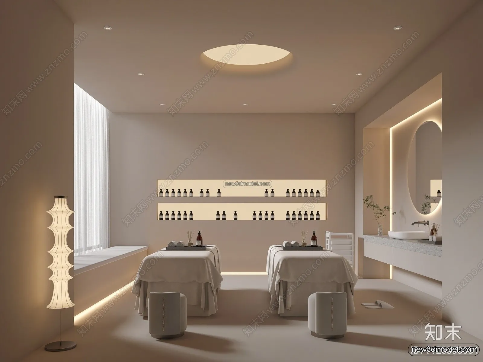 Spa And Massage - 3D Interior Scene - 3D Models - 108