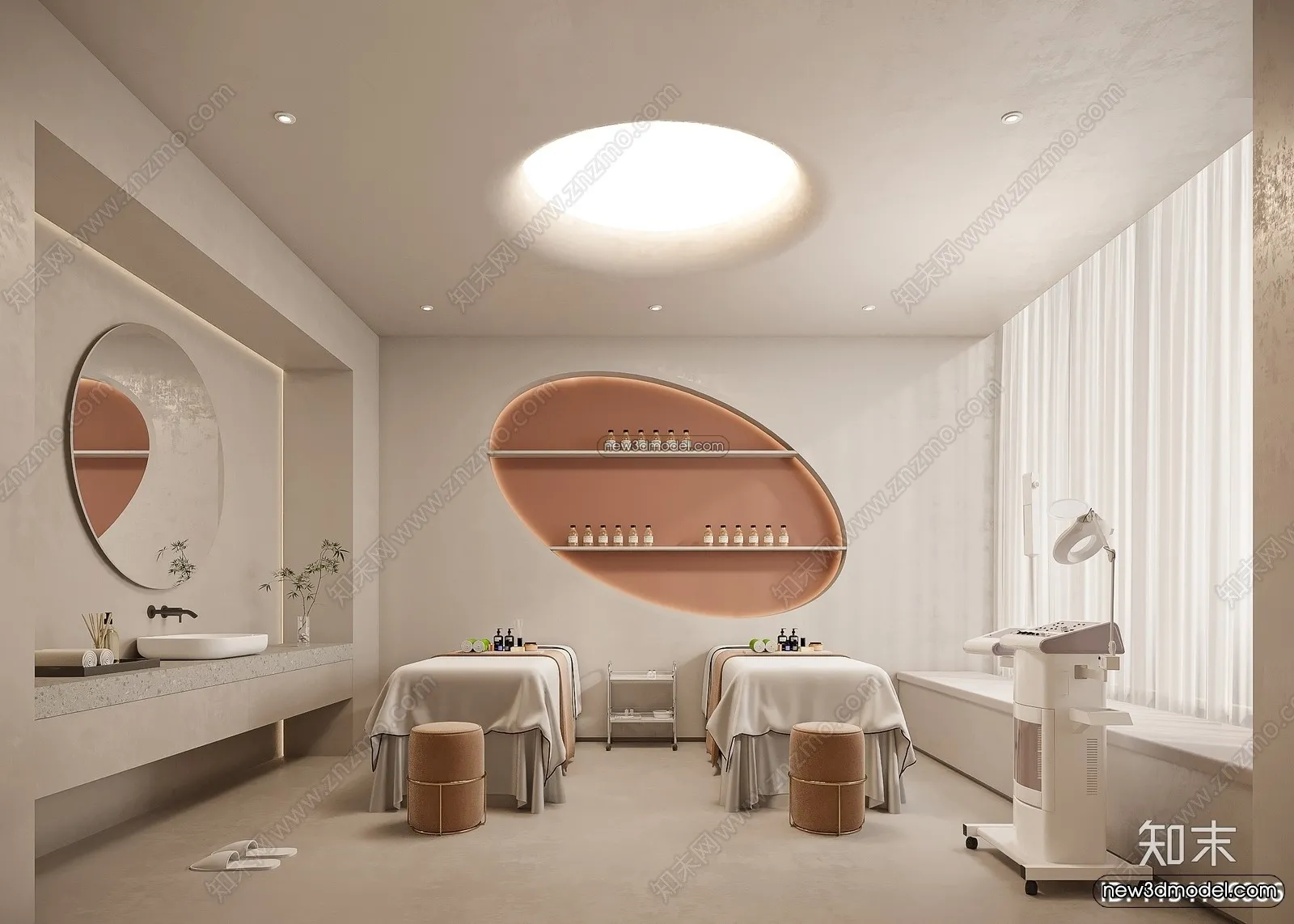 Spa And Massage - 3D Interior Scene - 3D Models - 110